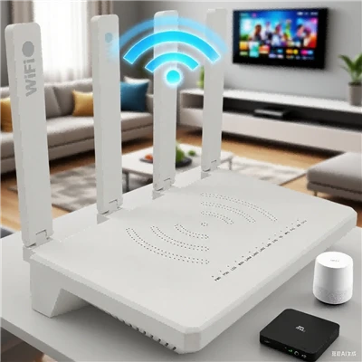 Cổng nhà đang phát triển: Giải nén 4GE + 1POTS + AC WiFi + CATV Powerhouse