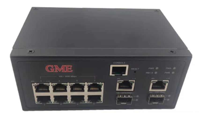 10 Port Gigabit Ethernet Switch with 2 Port SFP
